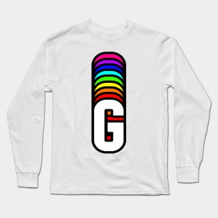 Rainbow Letter, G Long Sleeve T-Shirt